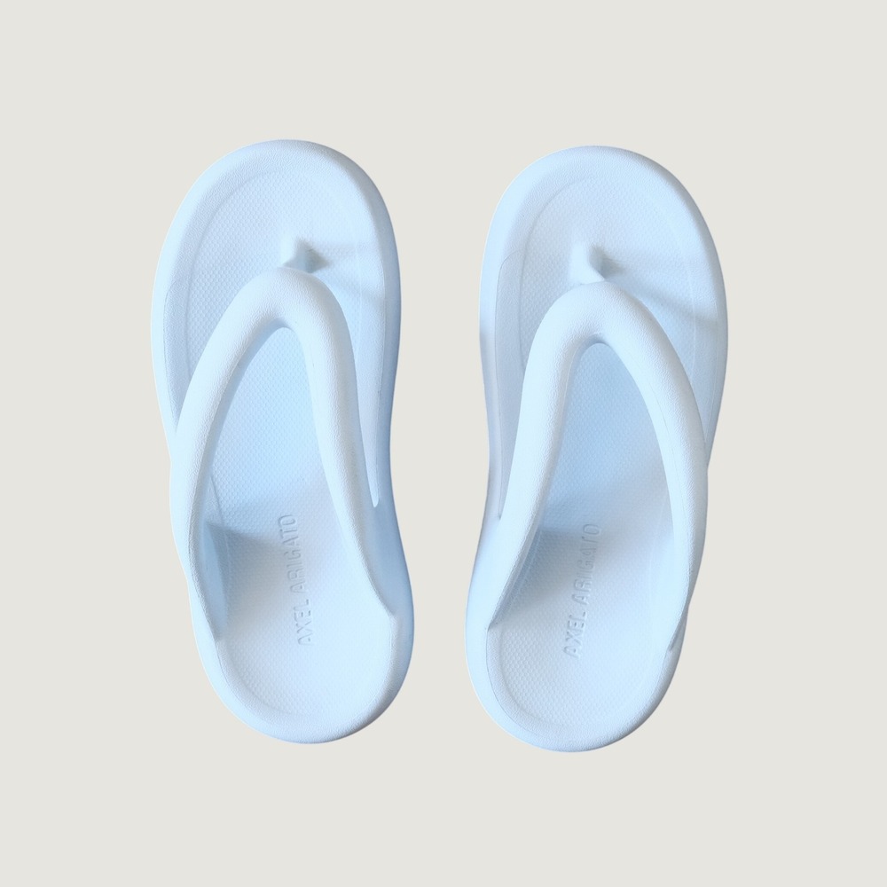 Axel Arigato Delta Flip-Flops Light Blue Chunky Platform Thong Sandals Size 9